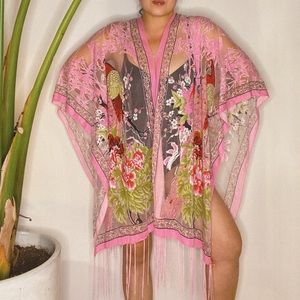 Vintage Fringe Coverup